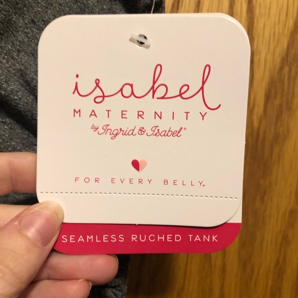 Ingrid & Isabel Seamless Ruched Tank - Picture 2 of 3